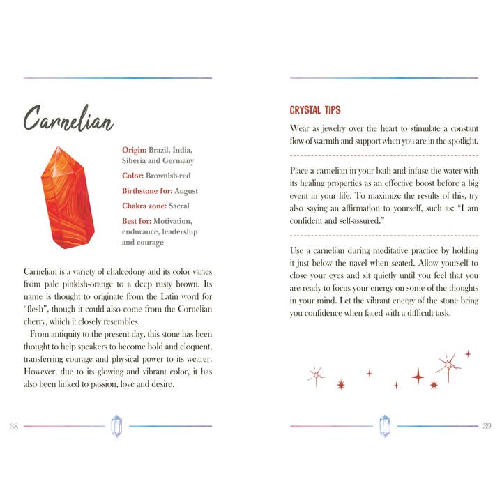 Red Wheel/Weiser LLC - Wholesale Body, Mind & Spirit Book - Little Book of Crystals (Hardcover, Gift)8