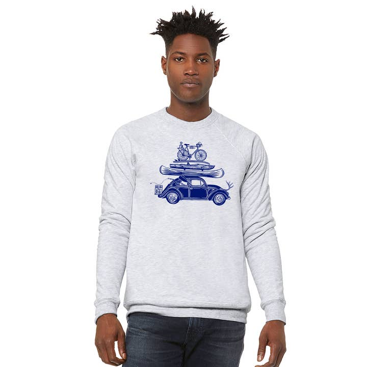 Road Trip Crew Neck Sweatshirt for wholesale by MI Coast