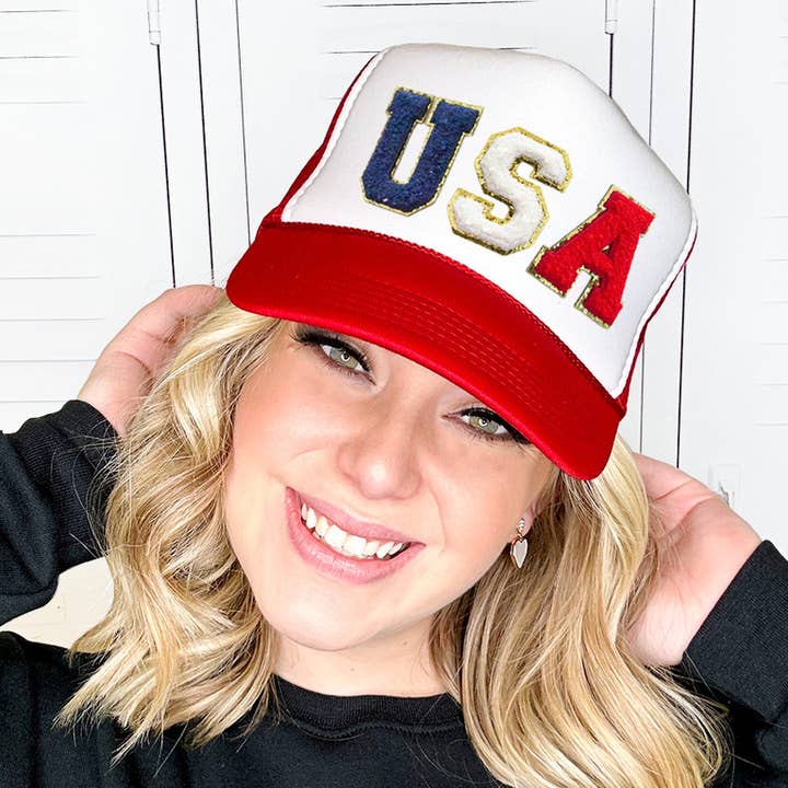 Sugar Stitch - Wholesale Trucker Hat - Women's - USA Ideal Chenille Trucker Hat0