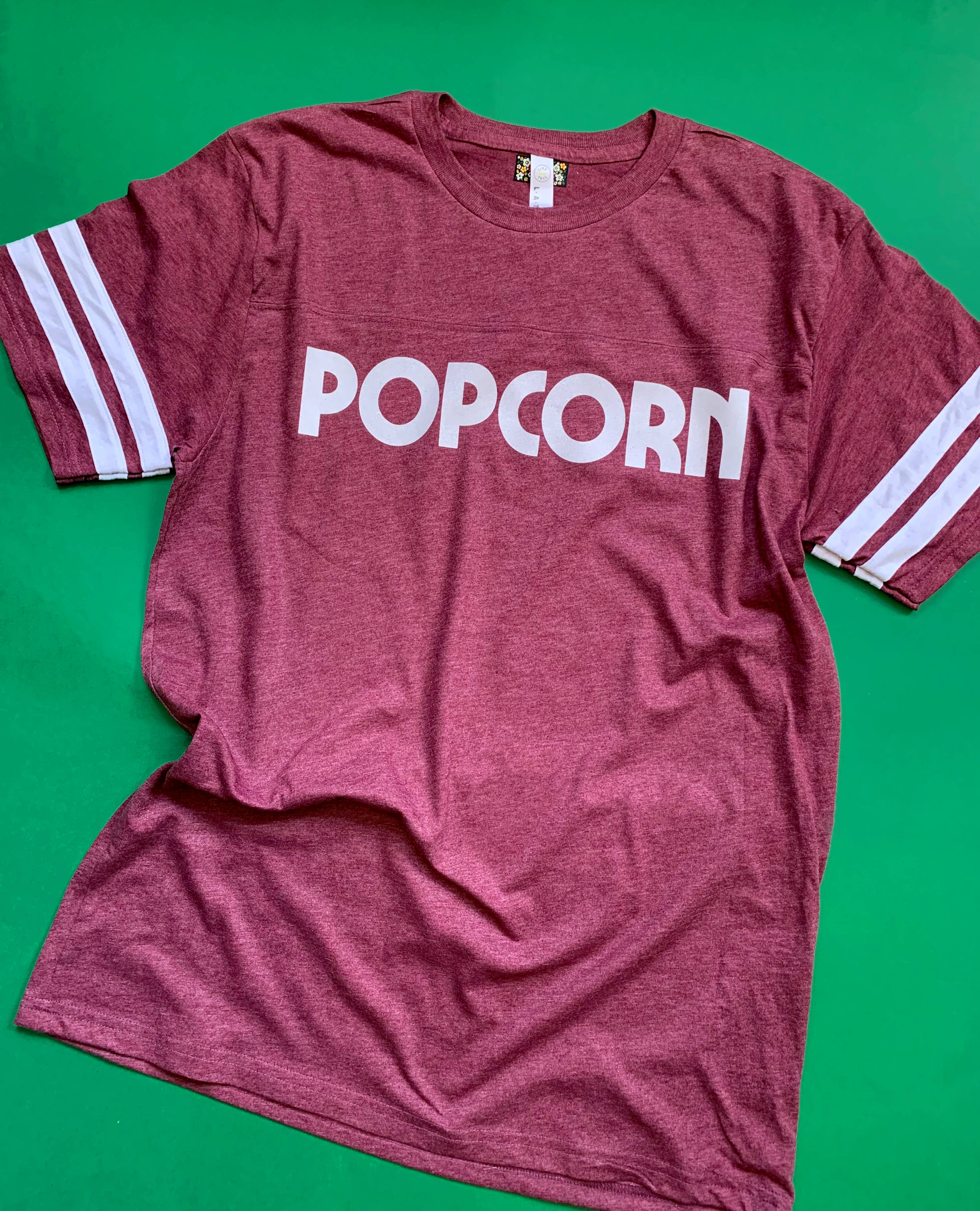 MBMB - Wholesale Screen Printed T-Shirt - Unisex - Popcorn Unisex Tee1