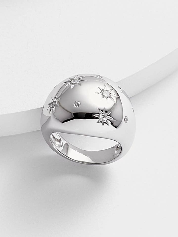 Bague Dôme Aileen Stars pour la vente par Kosa Jewels