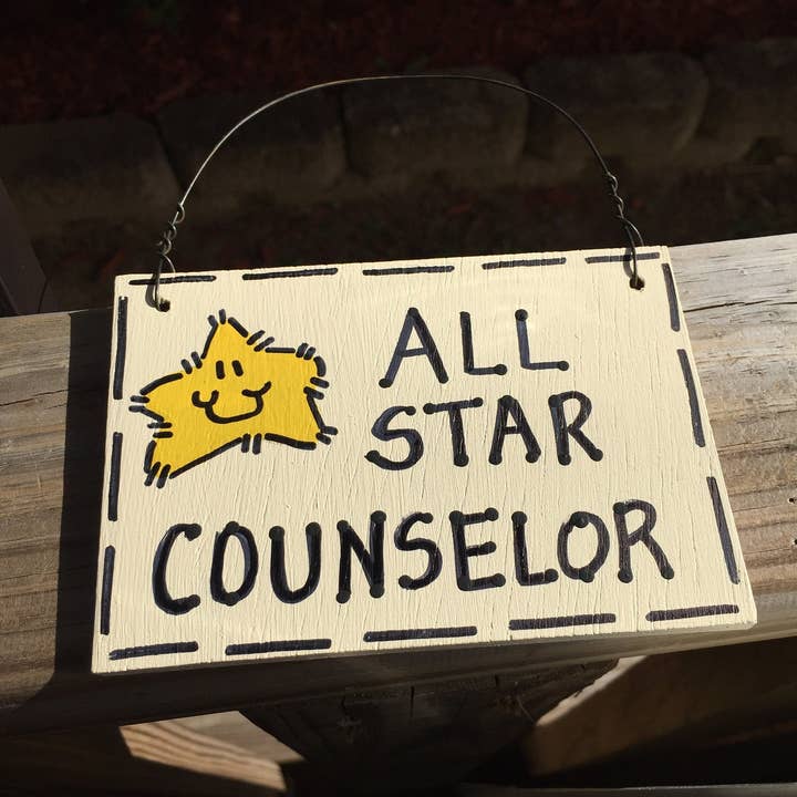Regalos escolares C3200-All Star Counselor para venta al por mayor de Nannie and B's Crafts
