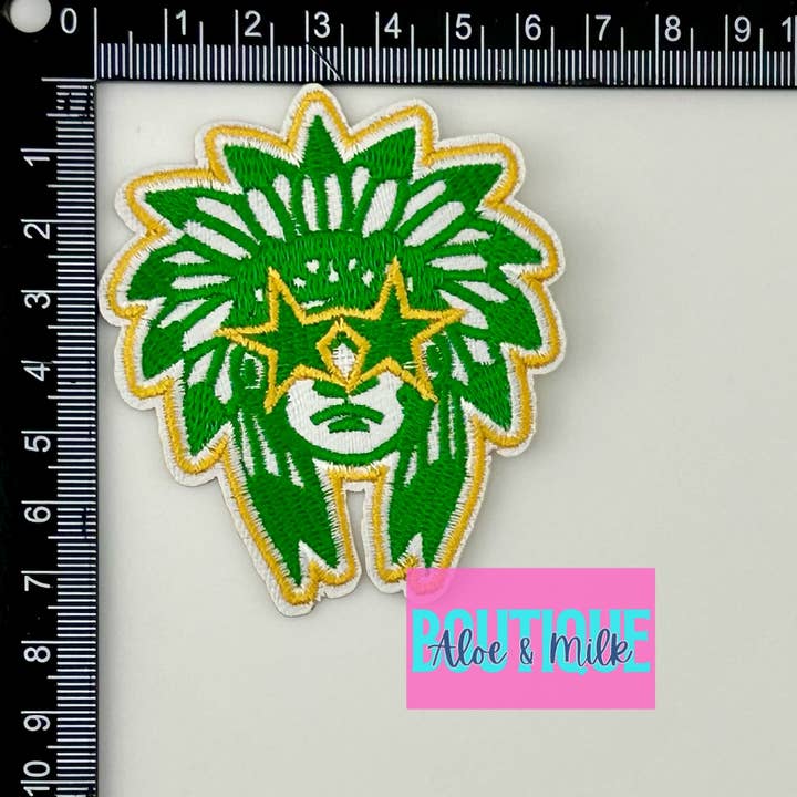 Aloe and Milk Boutique - Wholesale Patch - Mascot Chief, indian patch, sports patch, football, game day8