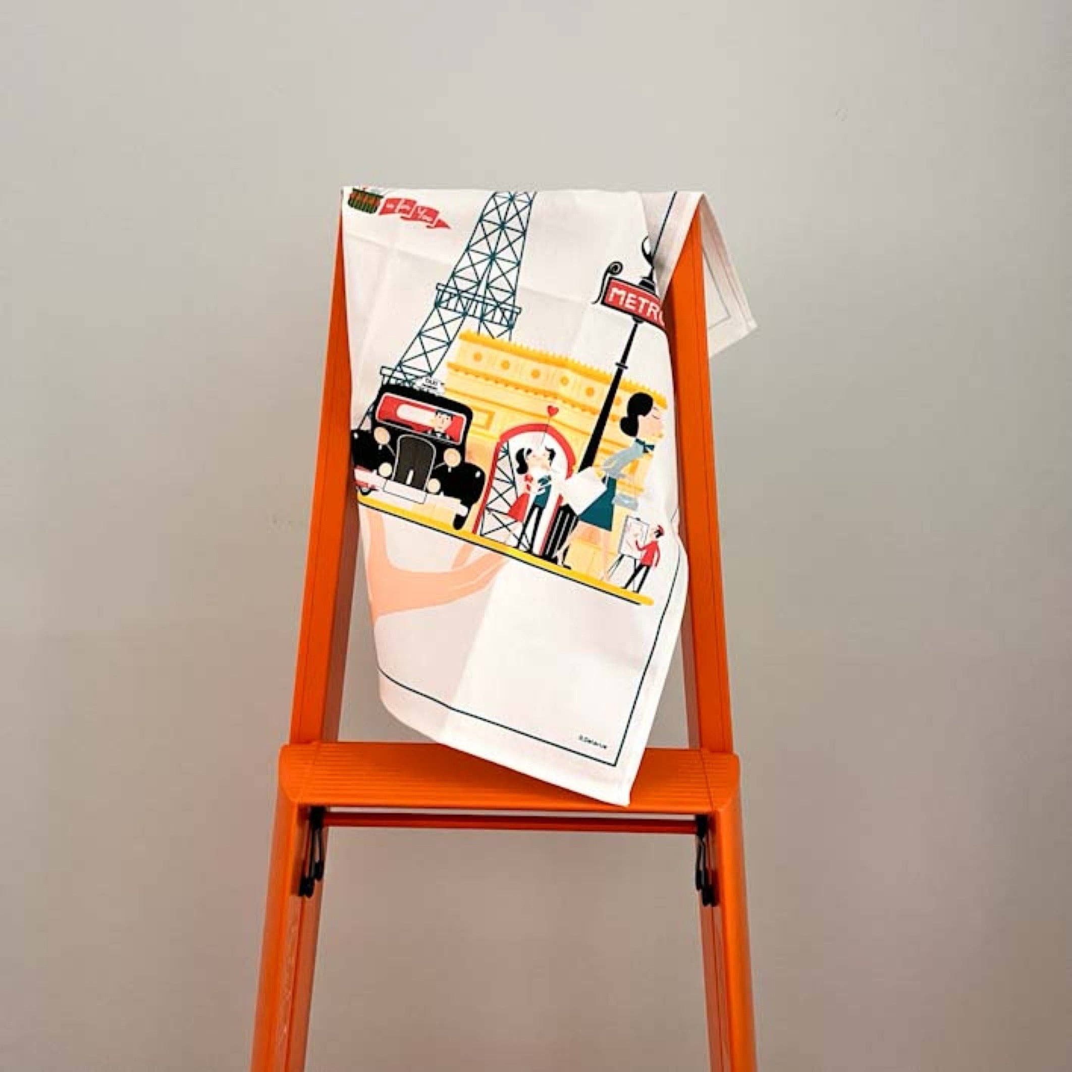 Clémentine Boutique - Wholesale Tea Towel - Paris Plateau Tea Towel3