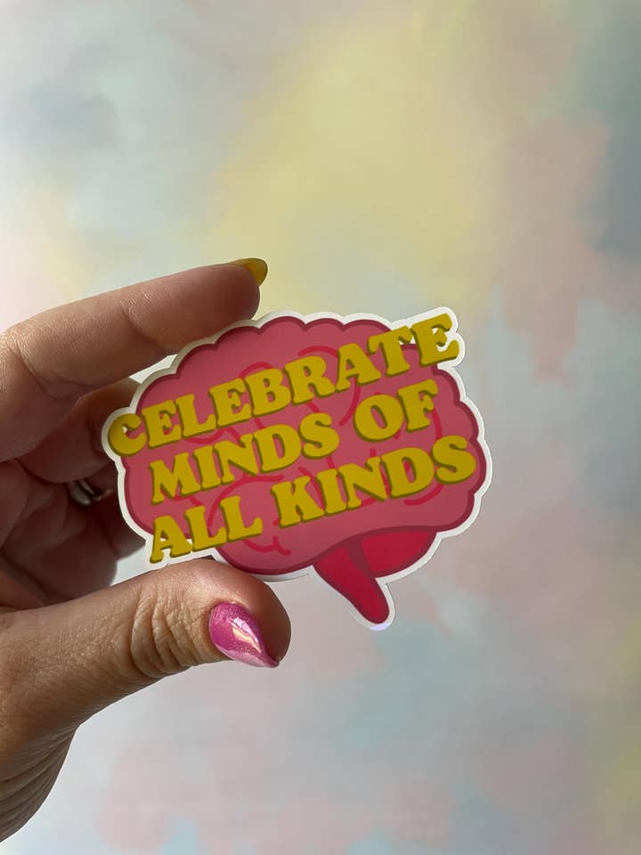 Célébrez les esprits de toutes sortes Autocollant vinyle étanche pour la vente par Steele Creative Co