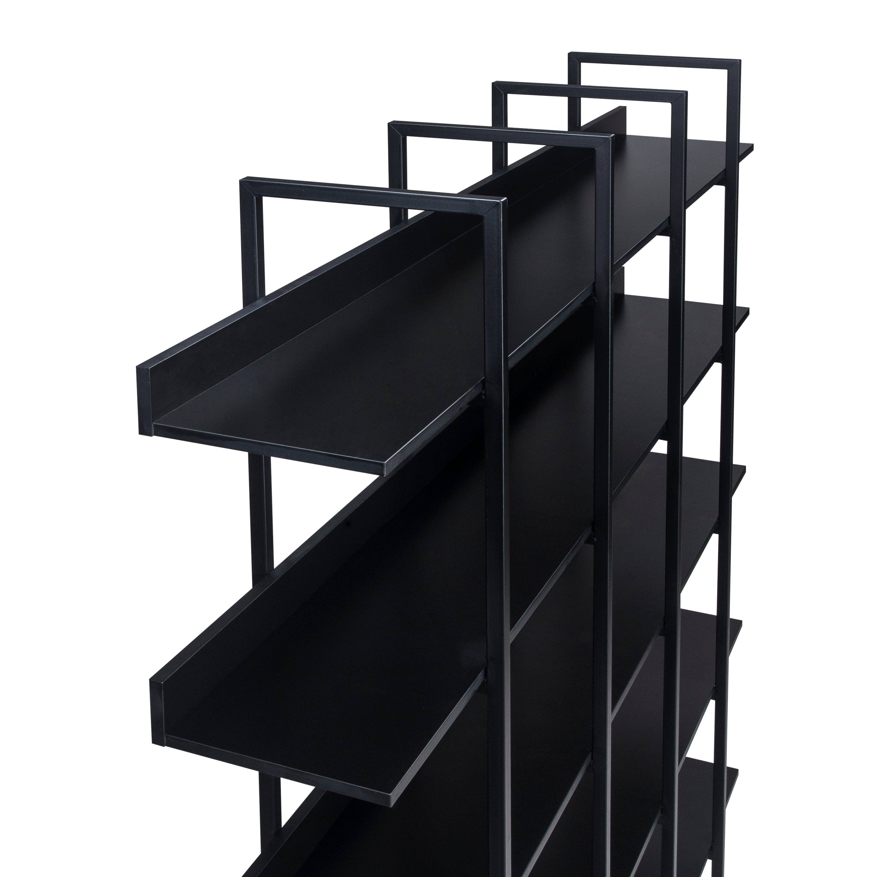 39F Inc. - Wholesale Bookcase - 5-Tier Industrial Bookcase Shelves Metal Frame,5 Colors16