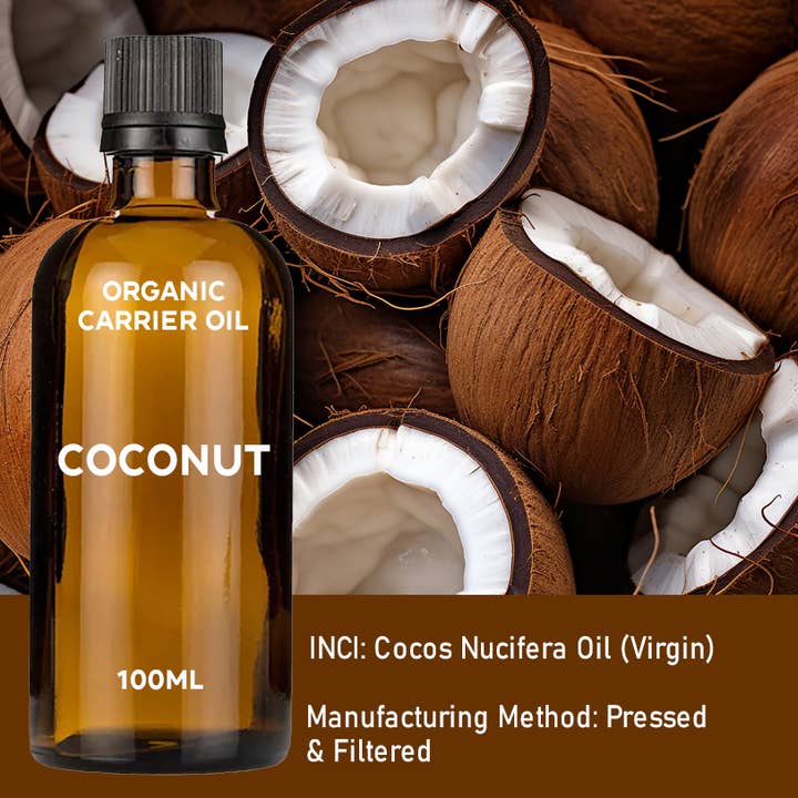 AW Aromatics Limited – wholesale Essential oil – Coconut Organic Carrier Oil 100ml - White Label1