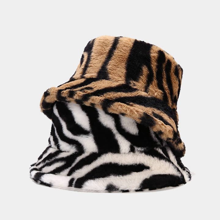 Dipped Shop - Wholesale Bucket Hat - Women's - Contrast Color Stripe Thicken Bucket Hats DPBH03137
