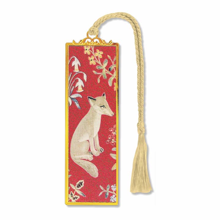 David Howell and Company - Wholesale Bookmark - Medieval Fox Metal Bookmark, MADE in USA