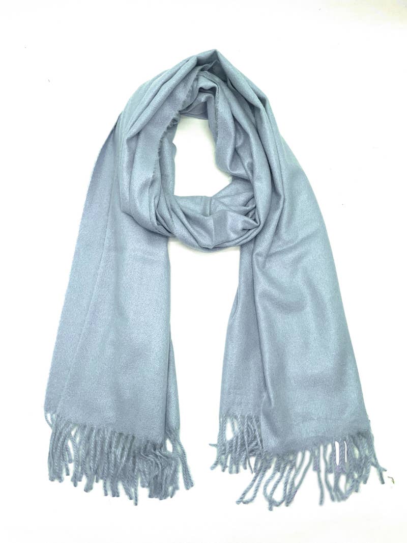 LINETA - Wholesale Scarf - Women's - SKY-88 Very Thick Plain Scarf3