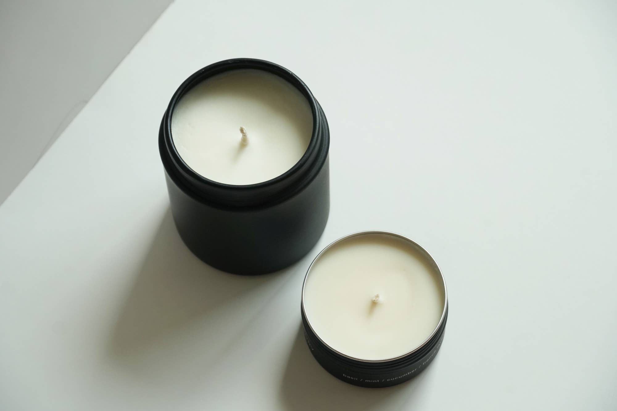 Nomad Wax Co. - Wholesale Jar/Filled Candle - Piñon + Sage Noir Fall Candle - 9oz Matte Black0