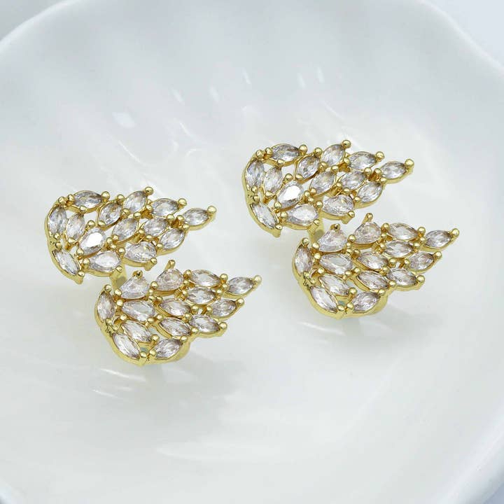 Angel Wing Statement Ring, Sku#LD319 for wholesale by BestBeads&Beyond