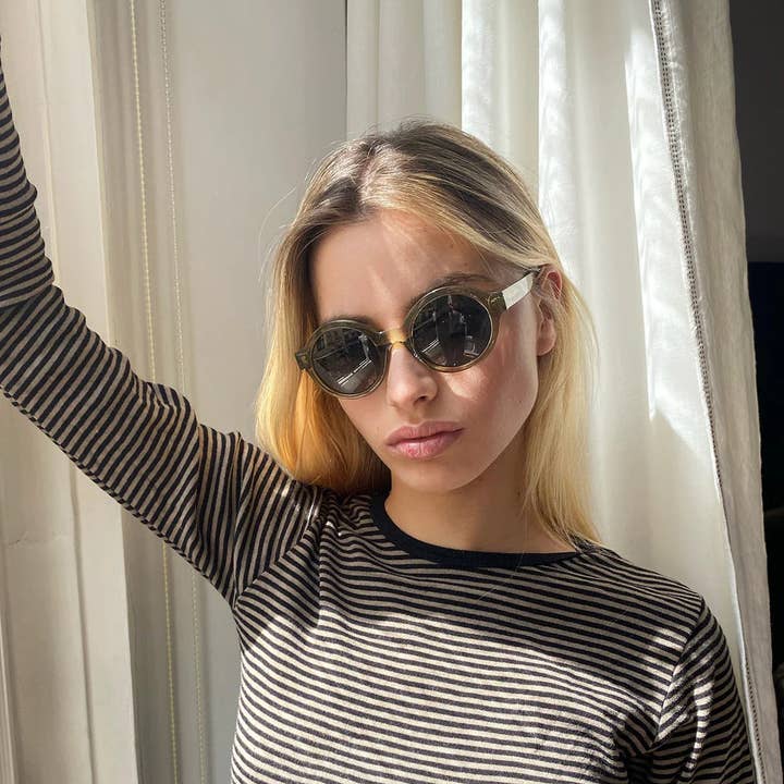 Meller - Wholesale Sunglasses - Women's - Bashira Sand Olive3