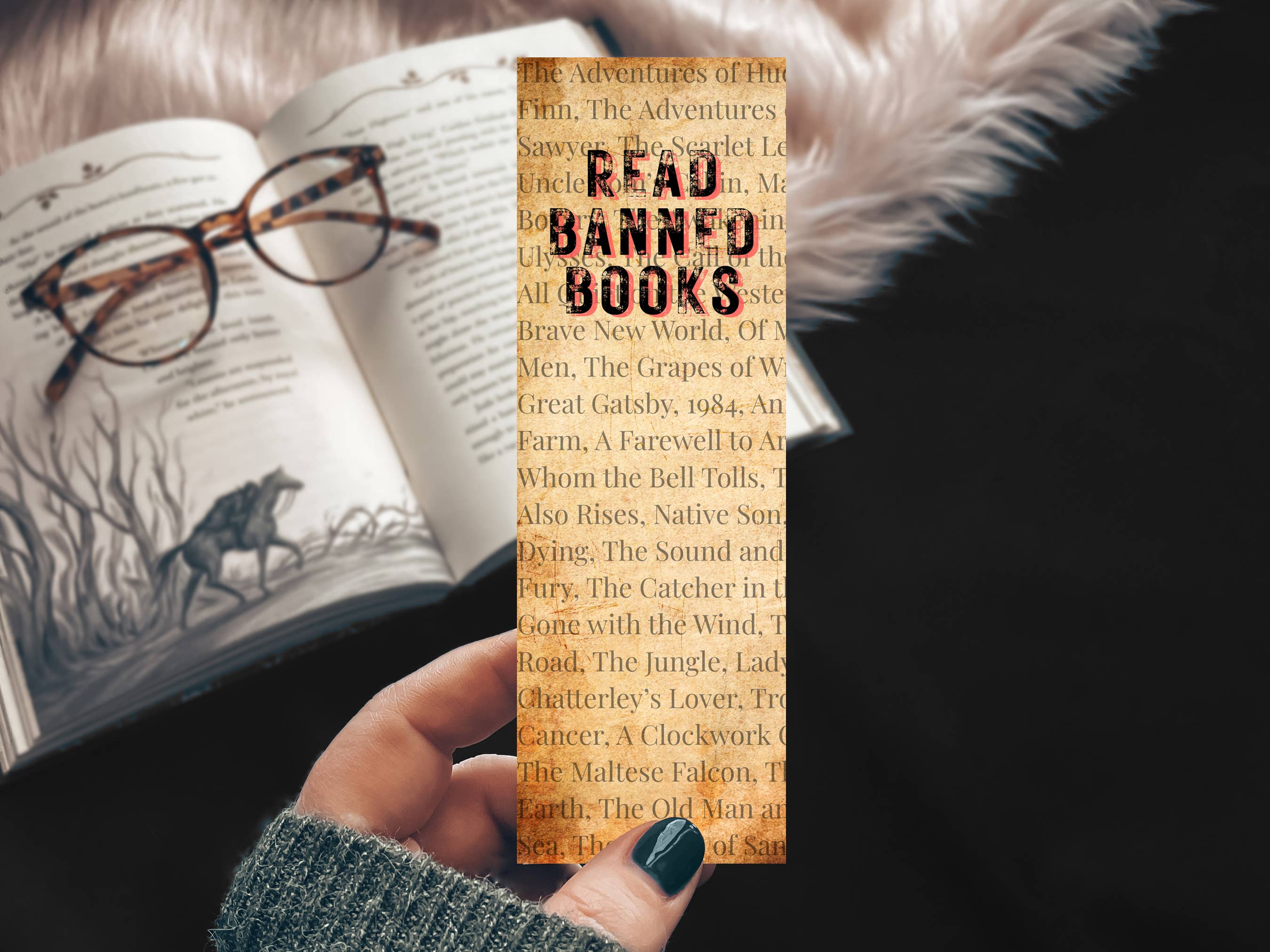 Mirkwood Scribes - Wholesale Bookmark - Banned Books Handmade Bookmark