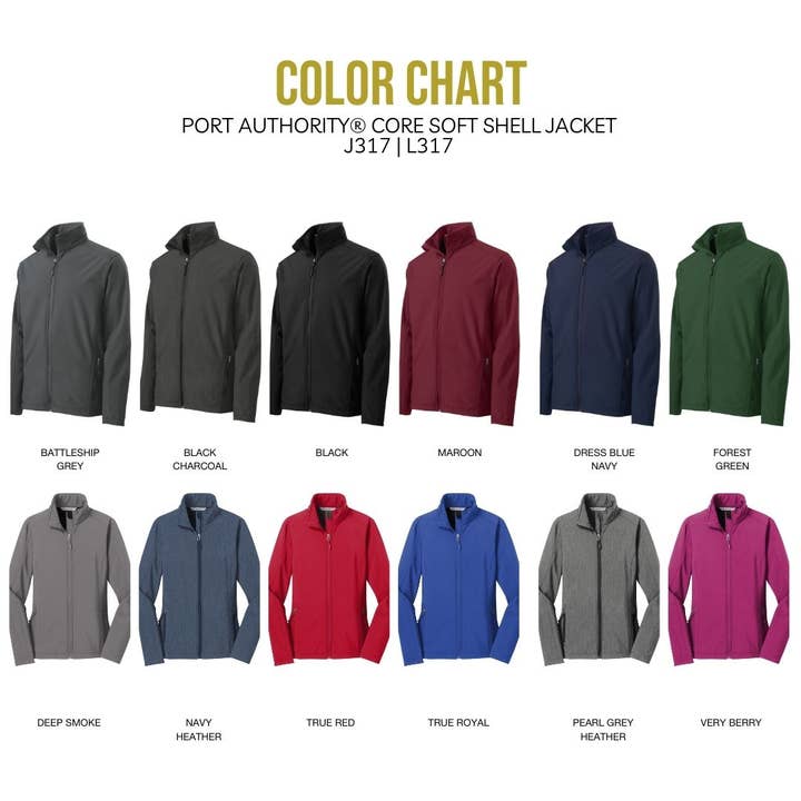 BIRTHDAY OUTFITS - Wholesale Jacket – Women's - L317 Women's Port Authority® Core Soft Shell Jacket2
