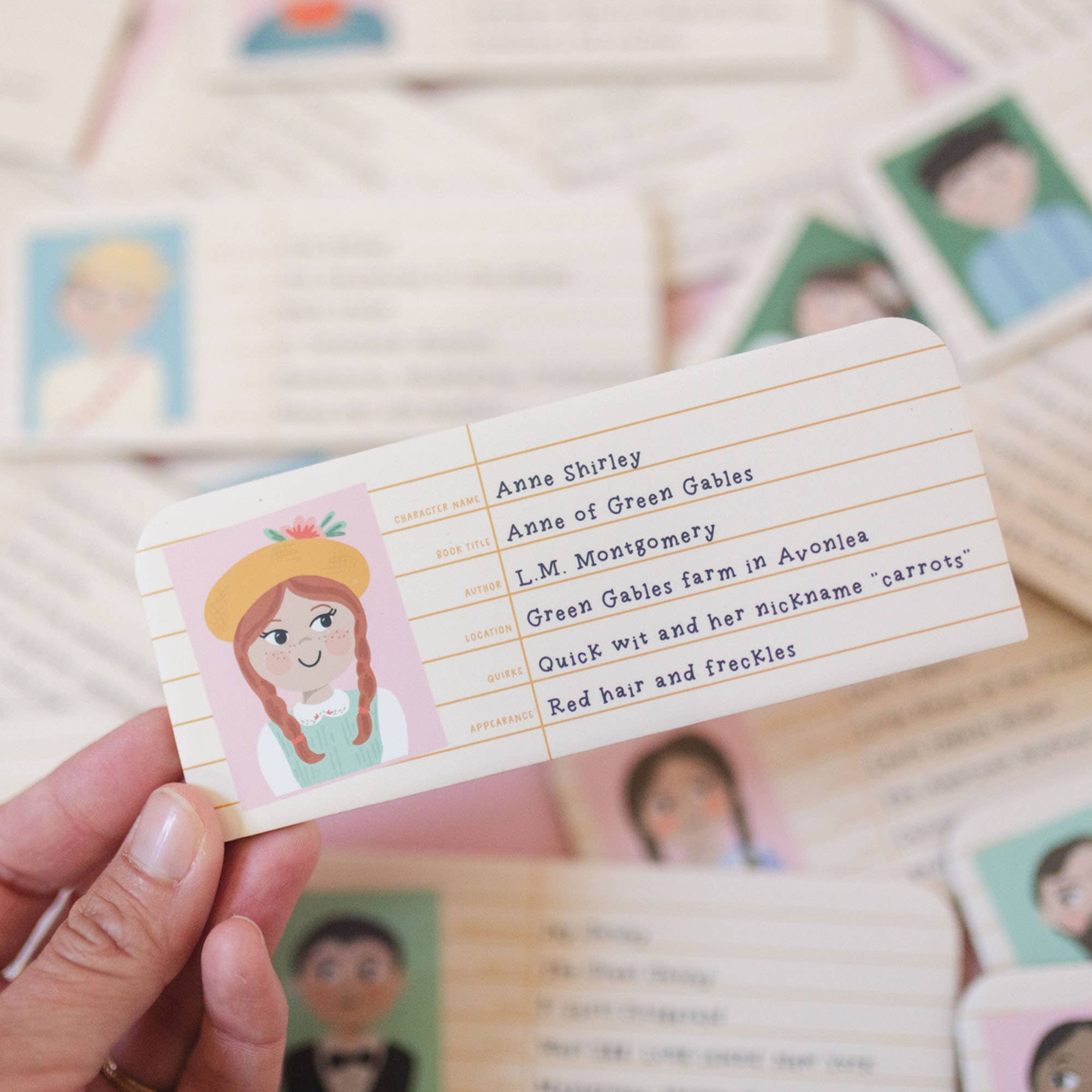 Pippi Post – wholesale Brädspel – Literary Who's Who – Gissningsspel med litterärt tema7