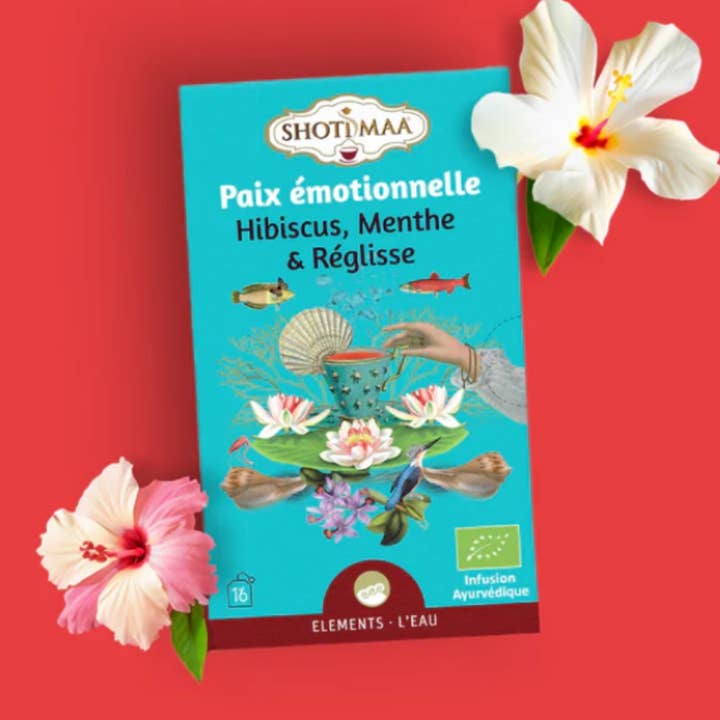 Zen'Arôme - Wholesale Health/Detox Tea - Organic Herbal Tea Emotional Peace - Wellness Infusion 16 bags0