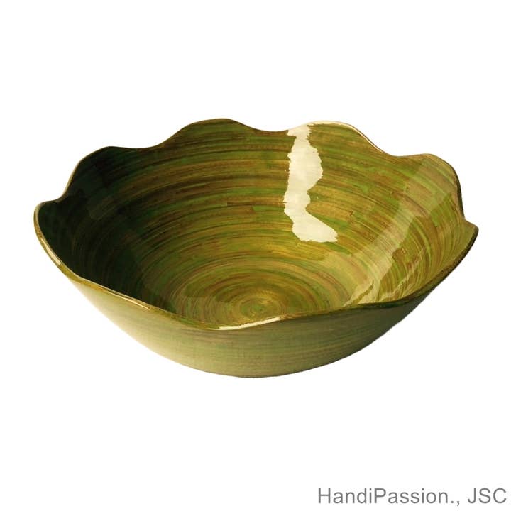 Spun Bamboo Bowl, Cereal Bowl, Handmade Bowl, Bamboo Bowl for wholesale by HandiPassion - Vietnamese Handicraft Manufacturer