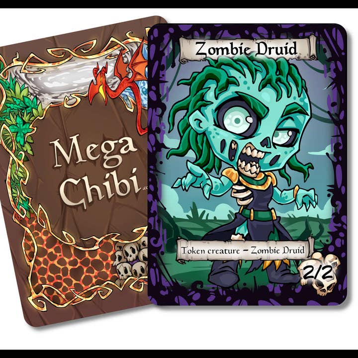 Druid Zombie token for wholesale by Mega Chibi