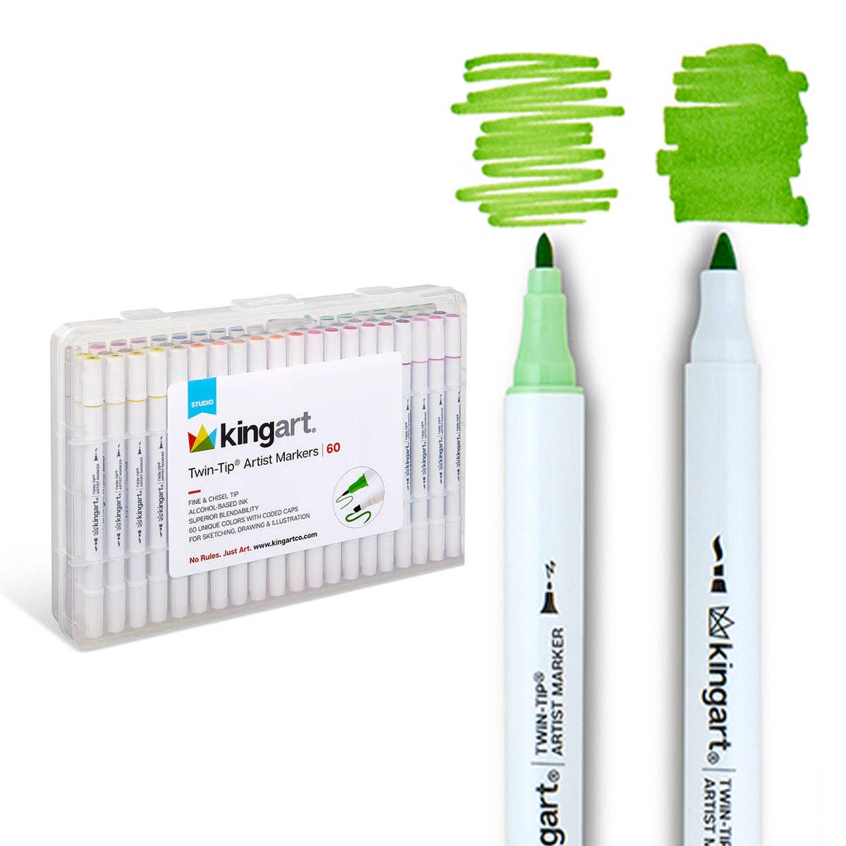 KINGART - Wholesale Marker - Twin-Tip™ Alcohol Markers 60 Colors9