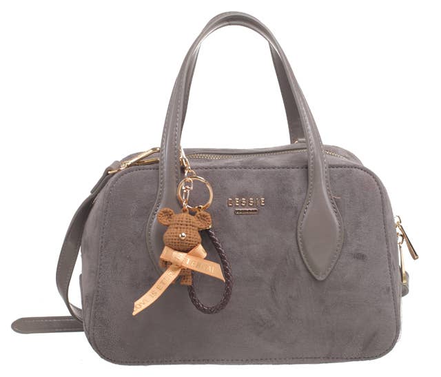 Bessie London - Vendita all'ingrosso Borsa tote - Donna - BORSA TOTE IN CAMOSCIO TEDDY CHARM9
