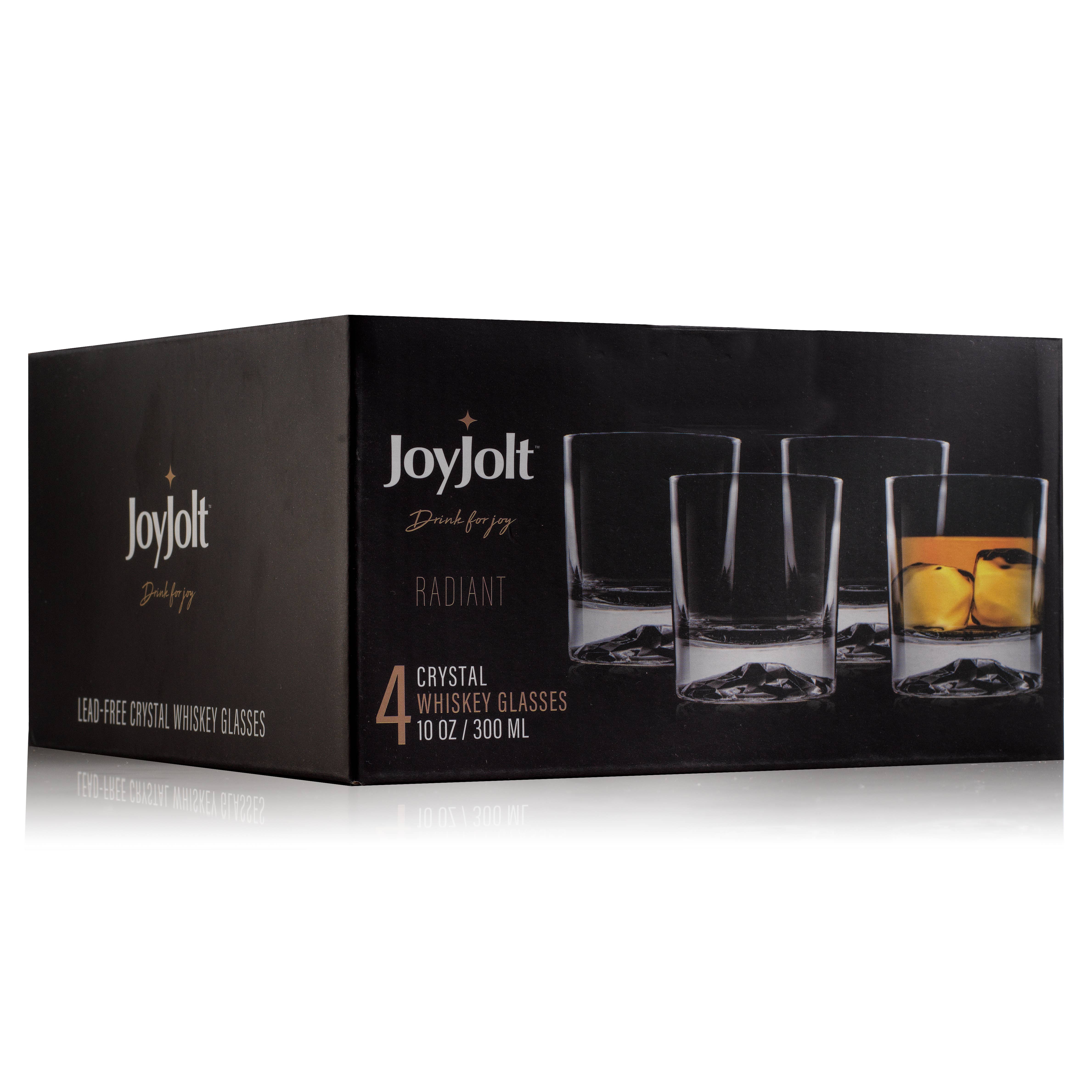 JoyJolt - Wholesale Cocktail/Liquor Glass - Radiant Double Old Fashioned Glass Tumblers Drinking Glasses7