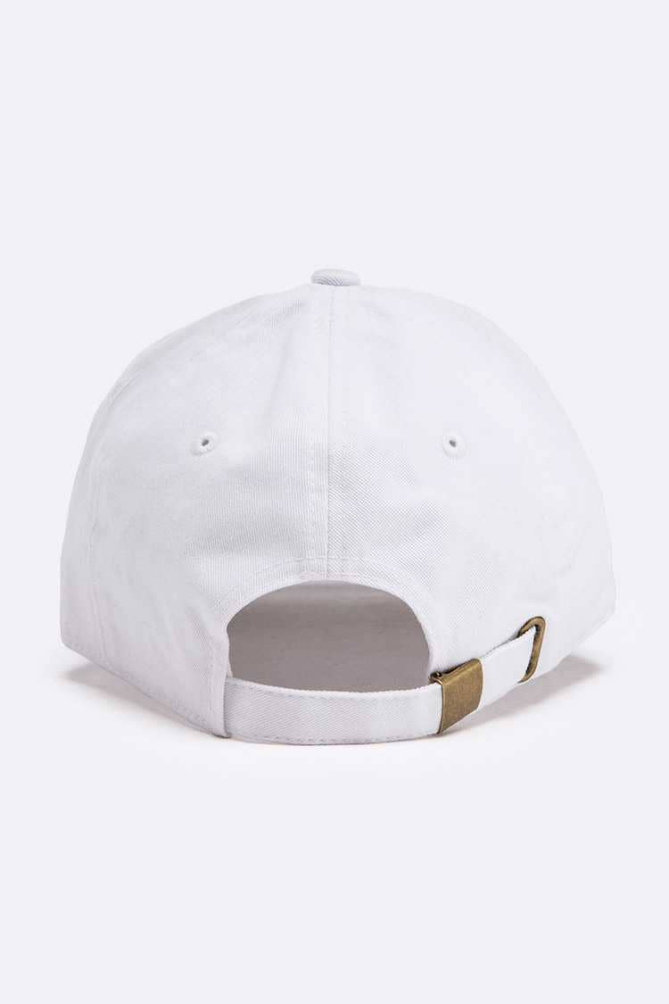 LA Jewelry Plaza - Wholesale Baseball Cap - Women's - Sequin Kiss Lip Patch Cotton Cap6