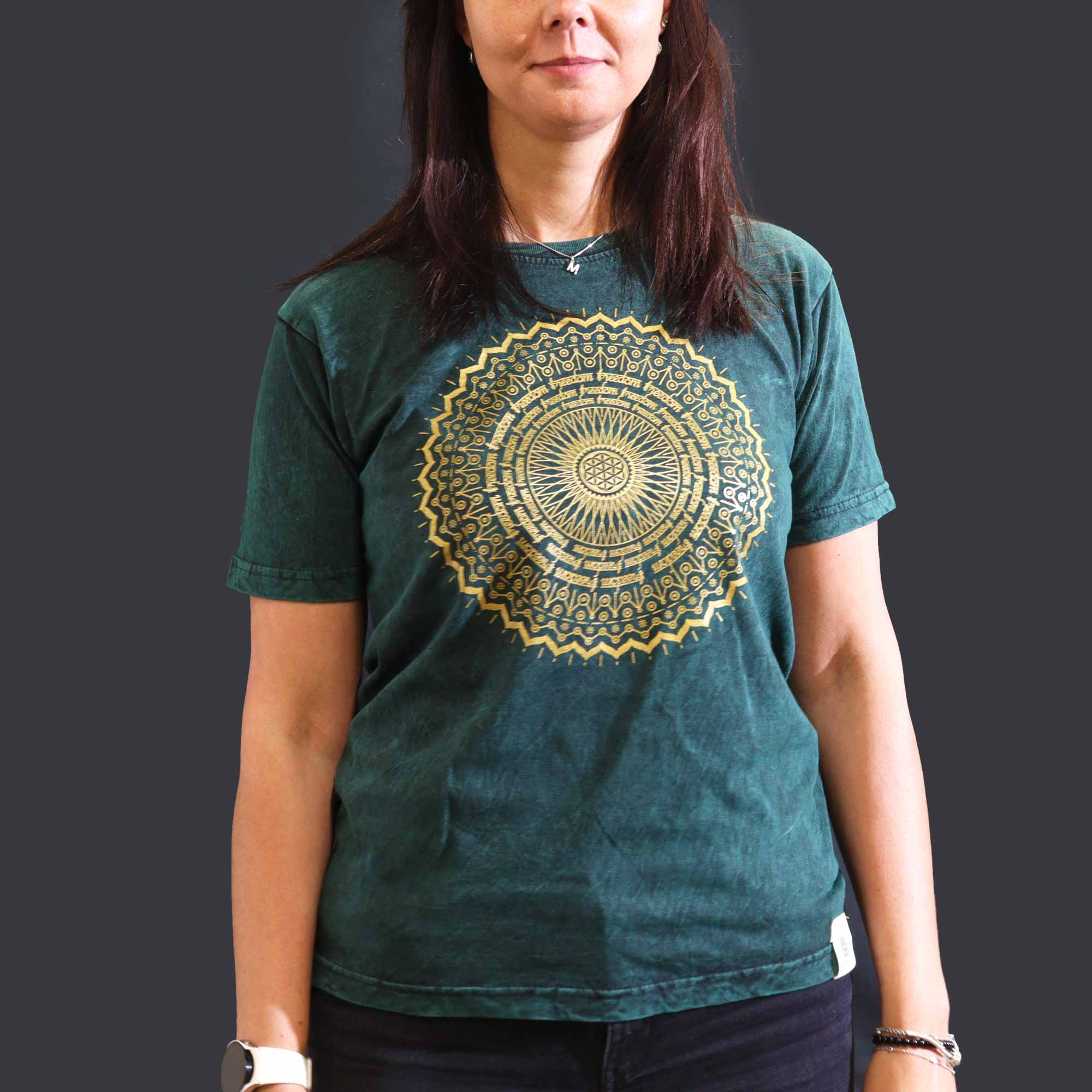 AWGifts Europe - Wholesale Screen Printed T-Shirt - Women's - Wholesale Stonewashed Nomad Sari T-Shirts6