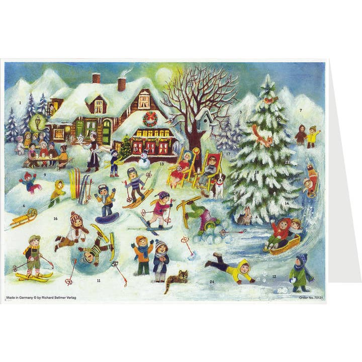 Richard Sellmer Verlag KG - Wholesale Advent calendar - 50 postcard advent calendars in POS display3