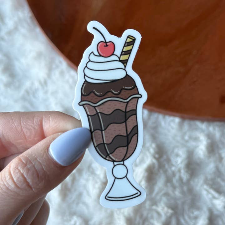 Chocolate Sundae Sticker for wholesale by Big Moods
