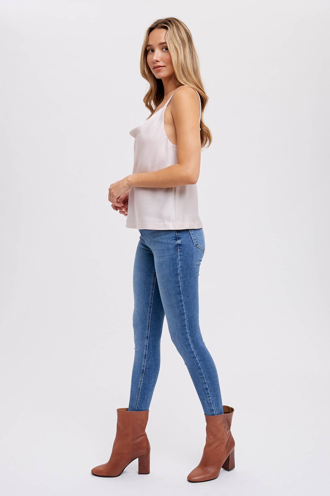 Bluivy – wholesale Camisole – Women′s – SILKY COWL NECK CAMI31