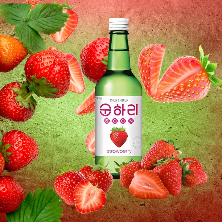 utoppa GmbH - Wholesale  - Chum Churum Soju Strawberry 12% Vol. 350 ml1