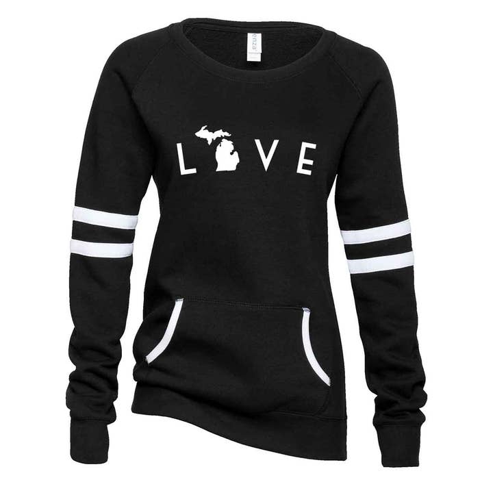 Love Arc - Damen Uni-Pullover für den Großhandel von Live Love Michigan