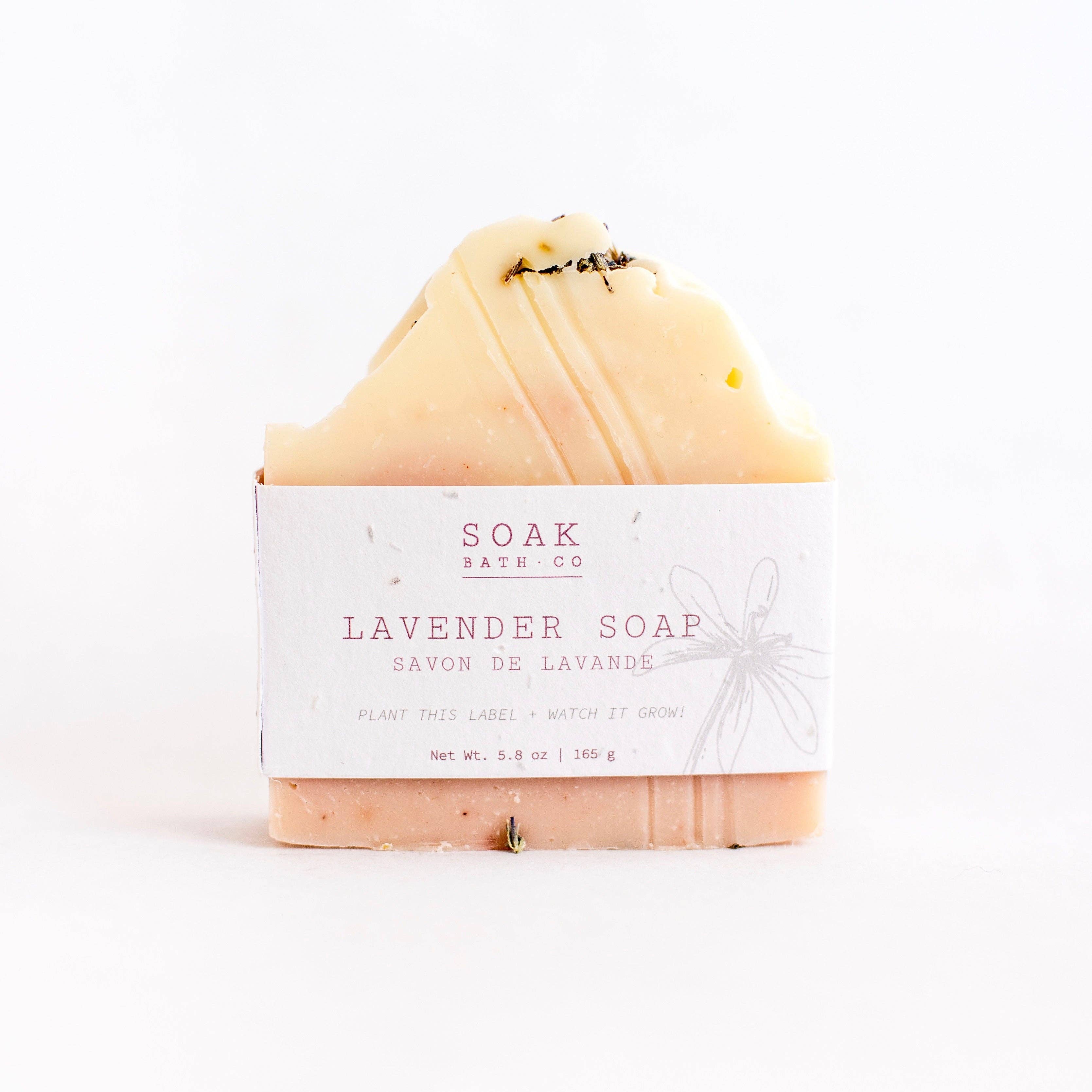 SOAK Bath Co - Wholesale Bar Soap - Lavender Soap Bar - Made in Canada2