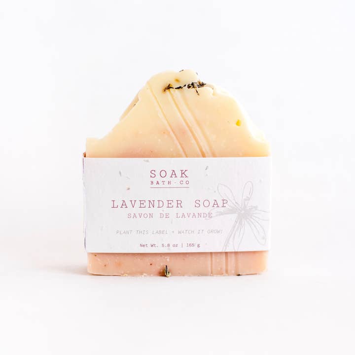 SOAK Bath Co - Wholesale Bar Soap - Lavender Soap Bar - Made in Canada2