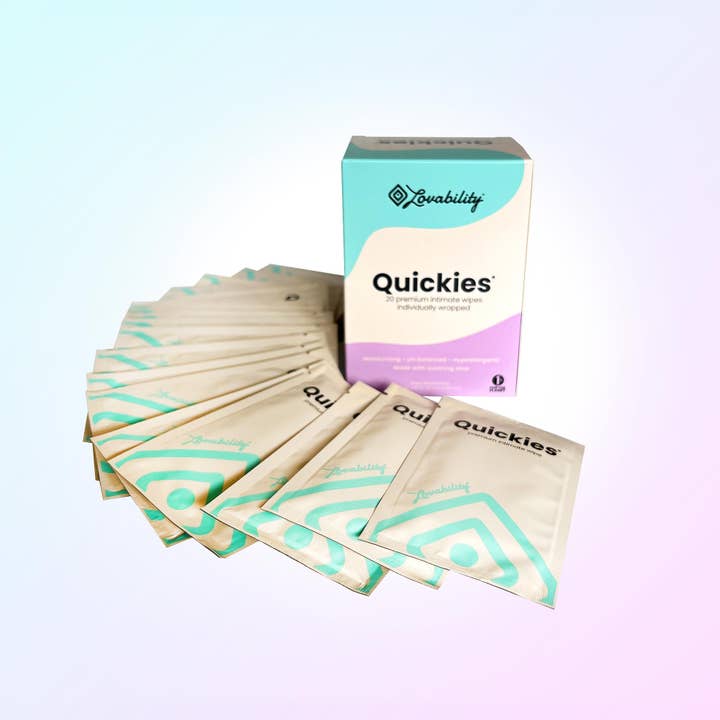 Lovability - Wholesale Face & Body Wipes - Quickies™ Intimate Wipes