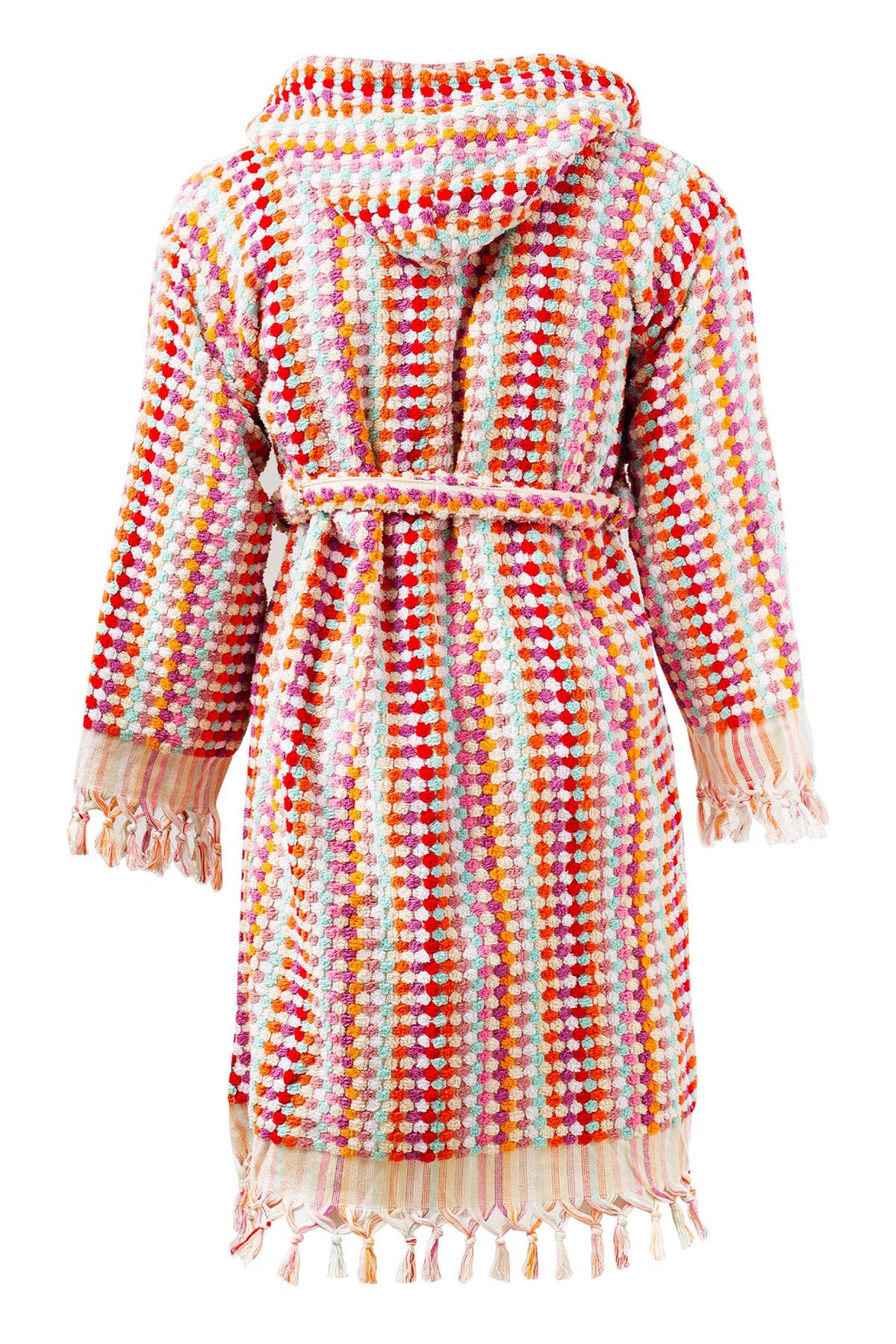 YURTLUS - Wholesale Robe - Women's - Unique 100% Cotton Pockets Bathrobe, Bubble Handwoven Robe54