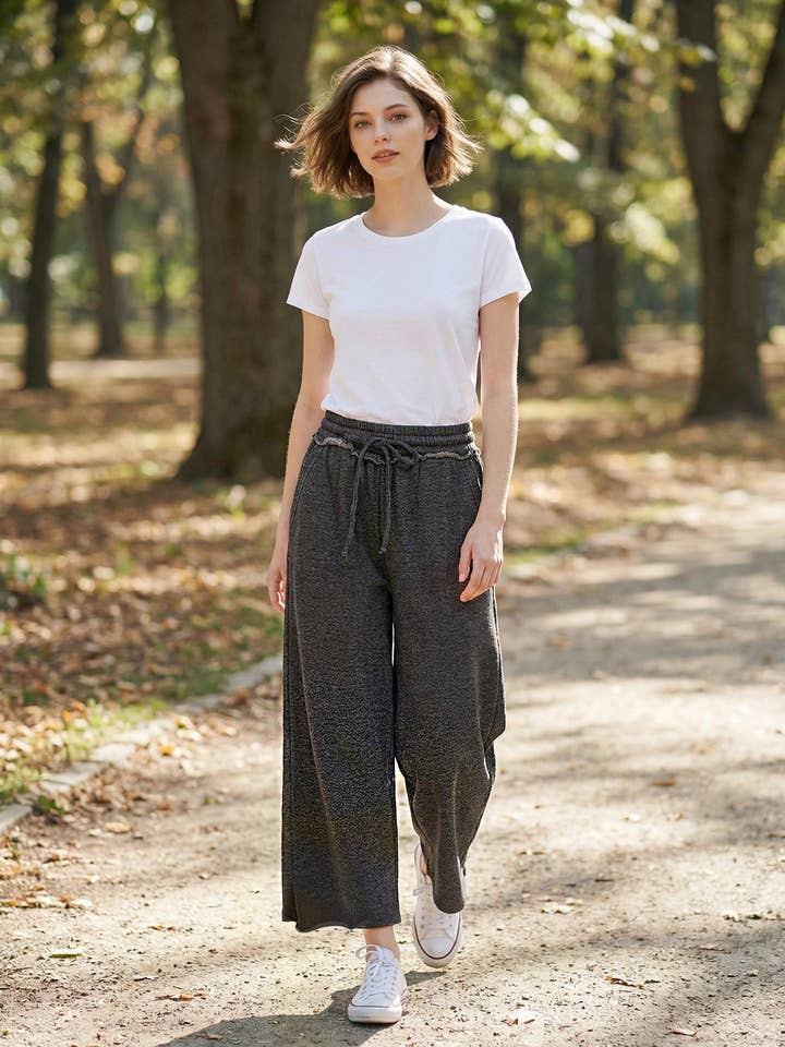 `.Snow Wash Fleece Sweatpants With Pockets for wholesale by 42POPS