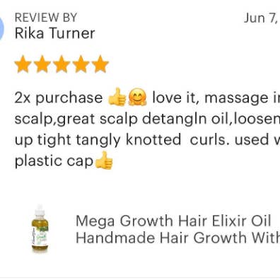 Nature's Lab - Natural Sisters – wholesale Hair oil – Mega Growth Hair Elixir with Organic Herbs & Oils