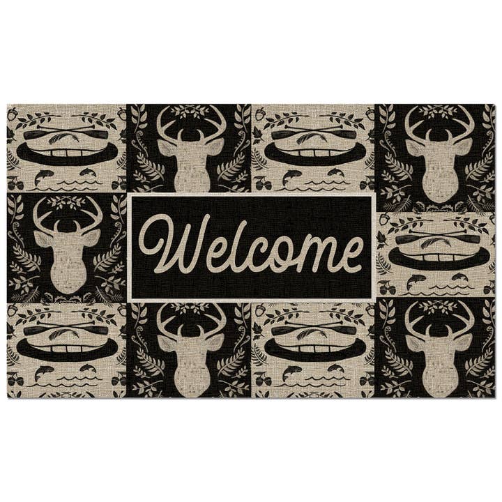 CounterArt/Highland Home/Thirstystone/CoasterStone - Wholesale Door Mat - "Lake Life" Indoor/Outdoor Entryway Floor Mat