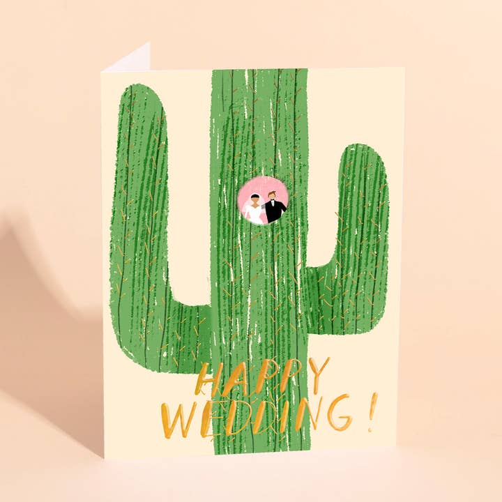 SAGUARO WEDDING - Wedding Card for wholesale by Carolyn Suzuki