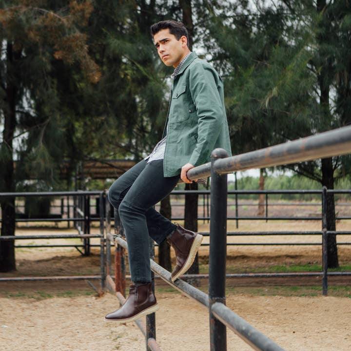 PROXON PREMIUM WORKWEAR – wholesale Chelsea boots – Men's – STEEL TOE CHELSEA BOOT BECKS BROWN