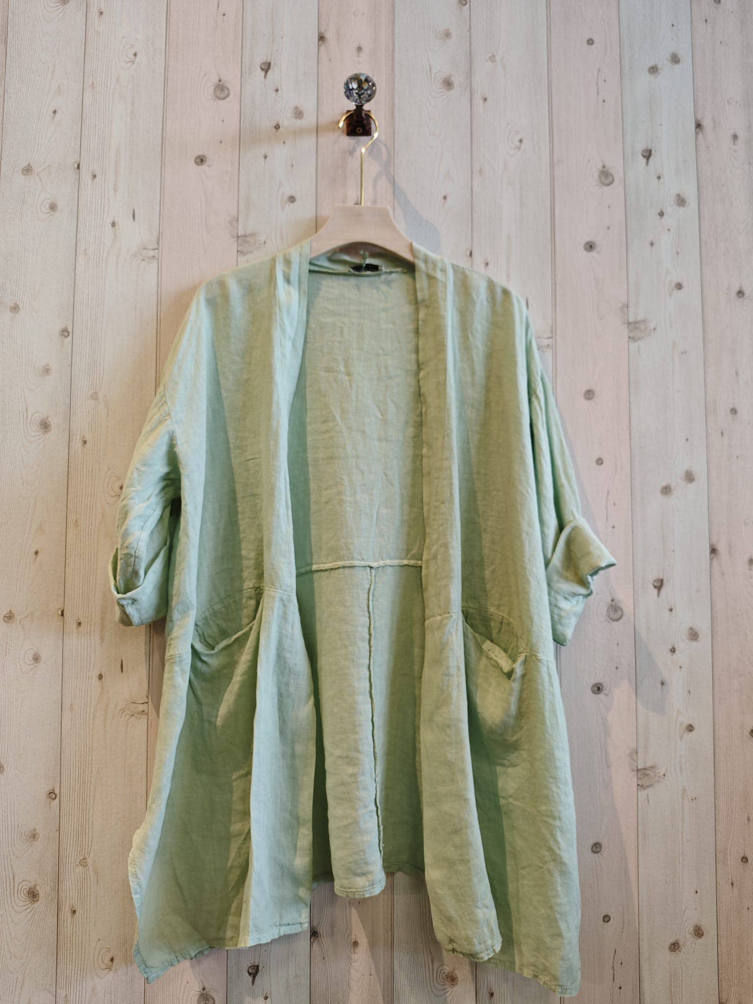 Linen & More - Venta al por mayor Chaqueta - Mujer - REF 13617 REBECA LARGO MEDIANO LINO 100%11