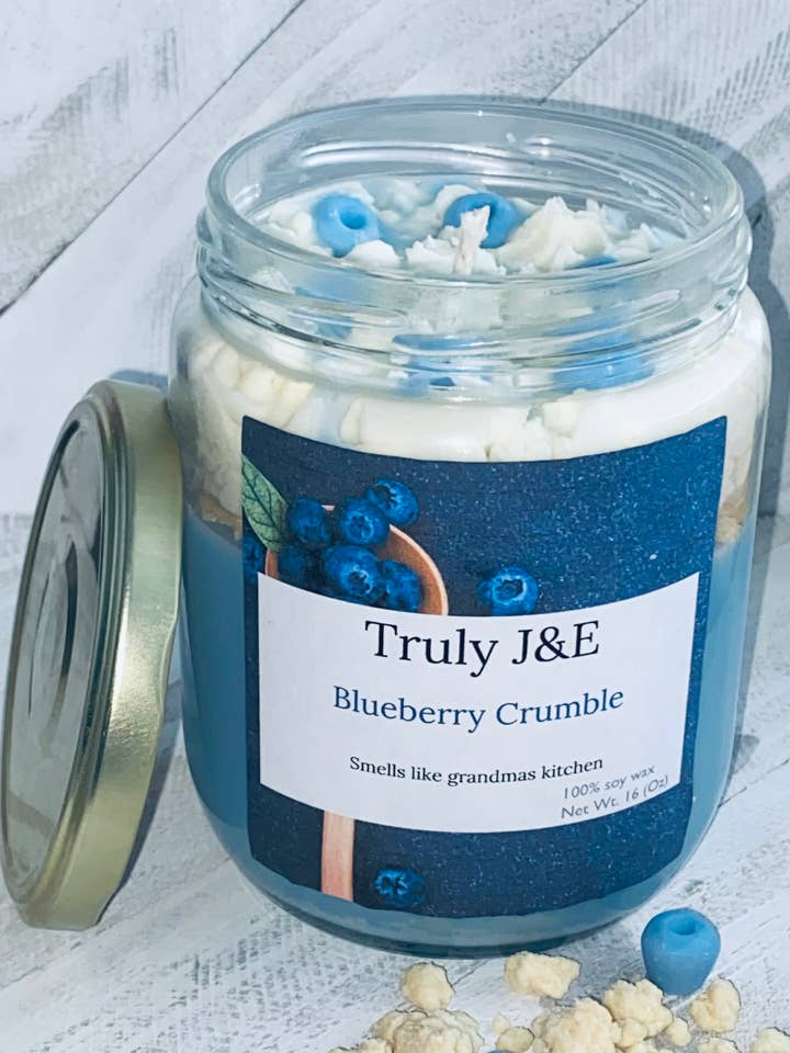 Crumble de mirtilo por atacado de Truly J&E