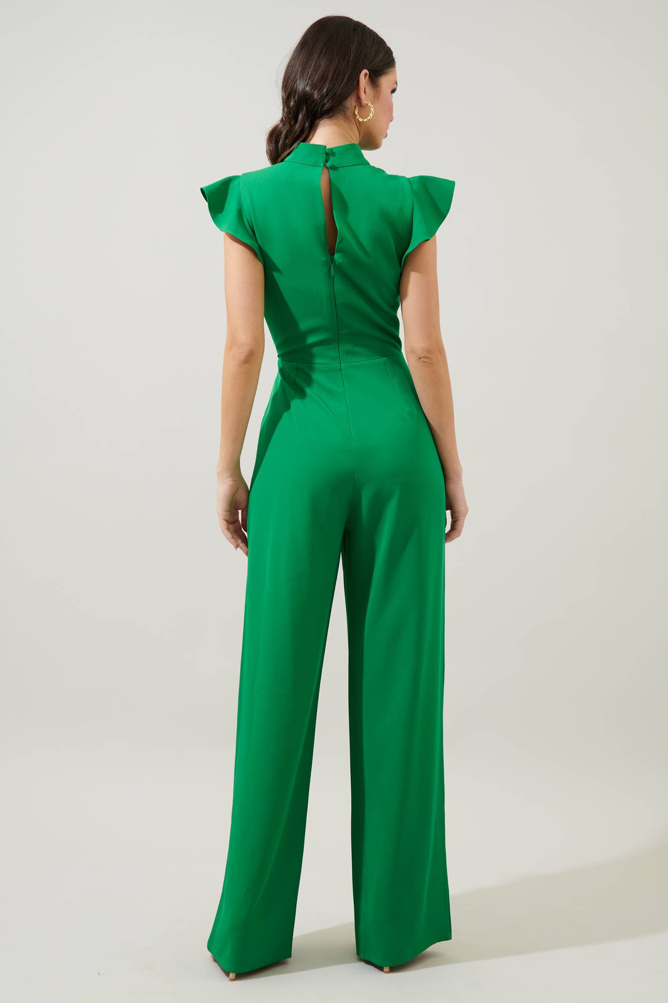 Sugarlips - Vendita all'ingrosso Tuta intera - Donna - Tuta a gamba larga con scollo a lupetto Manuela2