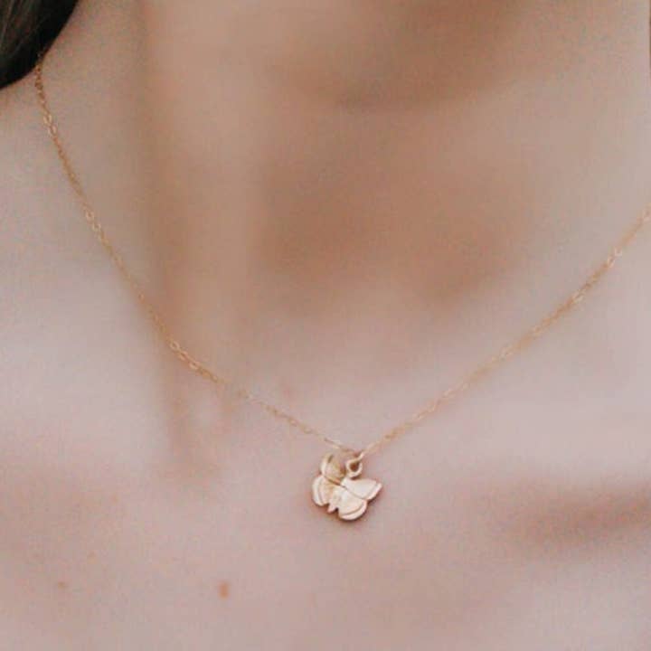 Butterfly Necklace for wholesale by A Worthy Brand