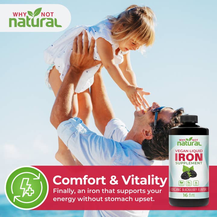 WhyNotNatural - Wholesale Oral Supplement/Vitamin - Liquid Iron Supplement for Women, Men and Kids6