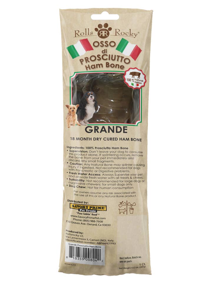 Ossos de Presunto Prosciutto Rolls Rocky por atacado de Savory Prime