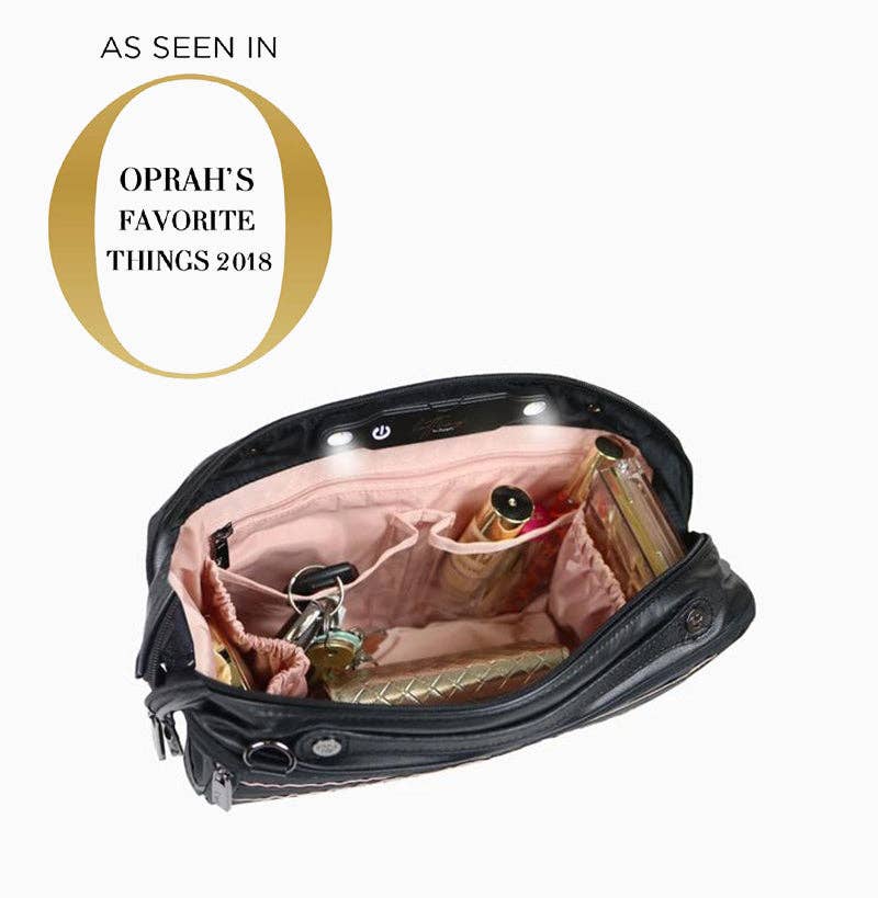 PurseN (new) - Wholesale Pouch - Women's - Oprah's Favorite LittBag Organizer - Black/Blush1