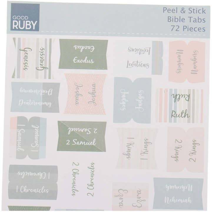 Ella Celebration - Wholesale Bookmark - Books of the Bible Tabs - Pink and Gray4